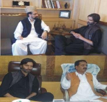 Yasin Malik meets Mirwaiz